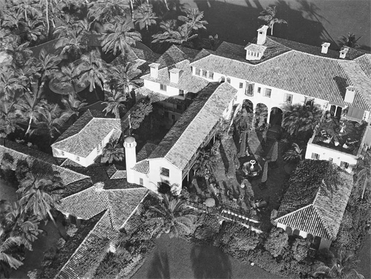 close up 1933 Aerial photo of El Mirasol